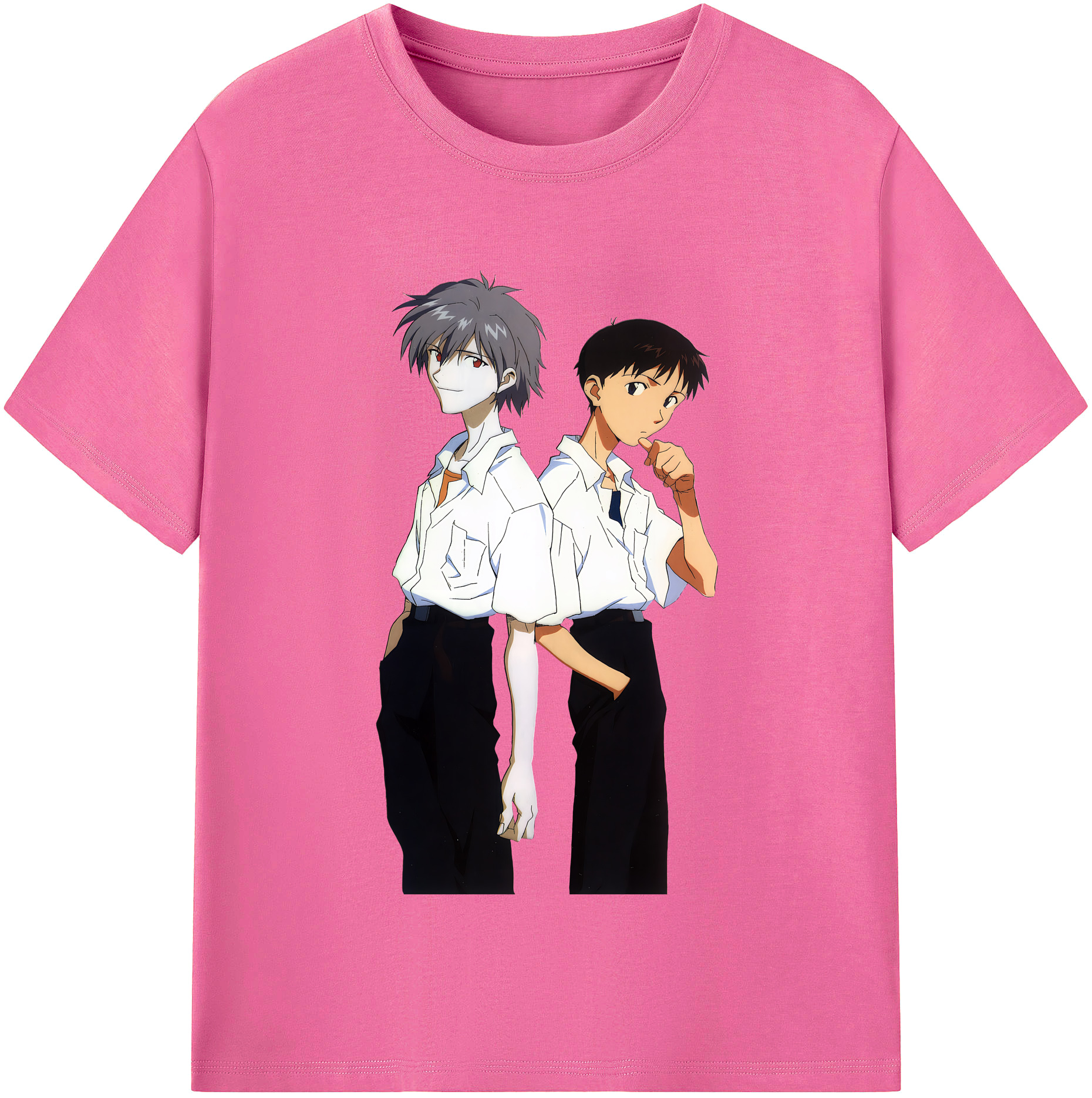 （画像用） EVA 新世紀エヴァンゲリオン レディースカジュアルプリントTシャツ（綿100％）